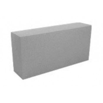 Блок перегородочный бетонный полнотелый, 390х188х90