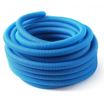 Гофра для металлопластиковых труб ф 20 (синий) 30 м