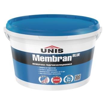 Юнис Мембран (Membran) Синий мембрана гидроизоляционная 4 кг