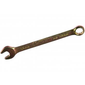 Ключ комбинированный 13 мм. желтый цинк. СИБРТЕХ