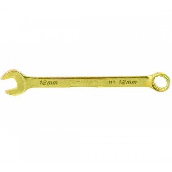 Ключ комбинированный 12 мм. желтый цинк. СИБРТЕХ