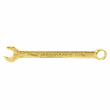 Ключ комбинированный 11 мм. желтый цинк. СИБРТЕХ