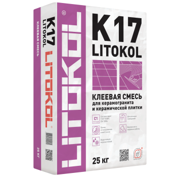 Клеевая смесь LITOKOL K17 (Литокол К17) 25 кг