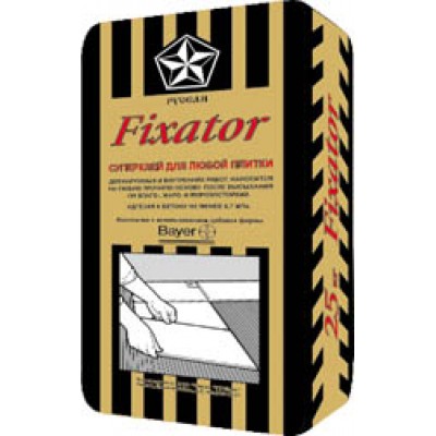 Клей для плитки Русеан Fixator (фиксатор) 25 кг